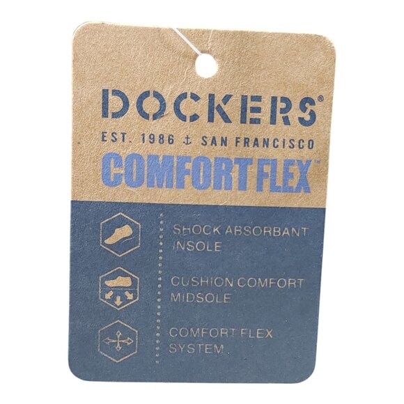 Dockers Mens Comfort Flex Brown Casual Lace-Up Shoes 9M Shock Absorbent Insole - Picture 3 of 12